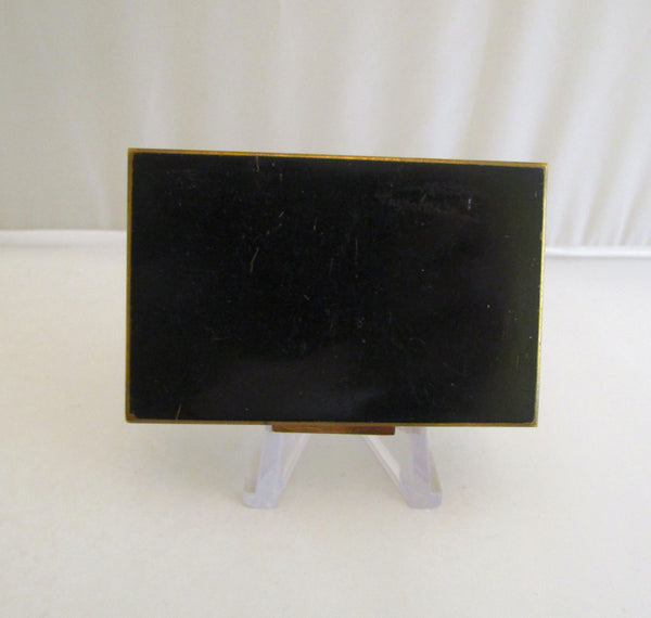 Guilloche Cigarette Case 1930's Enamel Card Case Vintage Cigarette Holder Rare