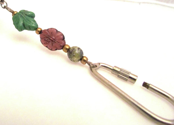 Purple Lipstick Lighter Keychain Handmade OOAK Key Chain Working Lighter