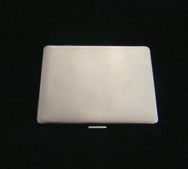 Taj Mahal Cigarette Case Business Card Case 1950s Mother Of Pearl & Abalone EMU Mid Century Case