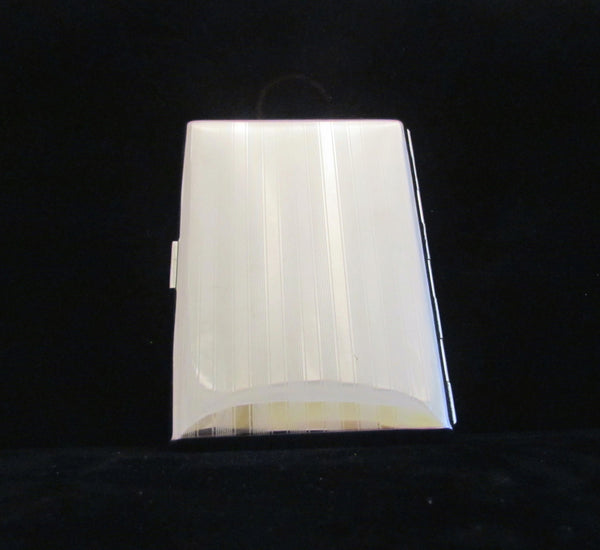 Paris Silver Cigarette Case Eiffel Tower Business Card Case Credit Card Wallet