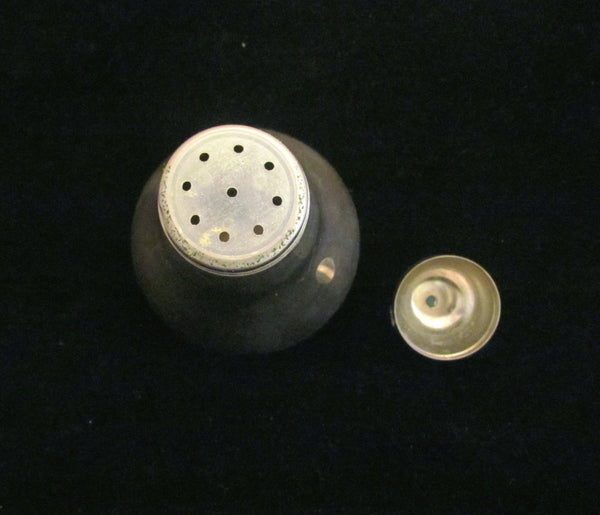 Estee Lauder Pear Powder Jar Silver Dusting Powder Sugar Shaker Vintage Aliage Rare