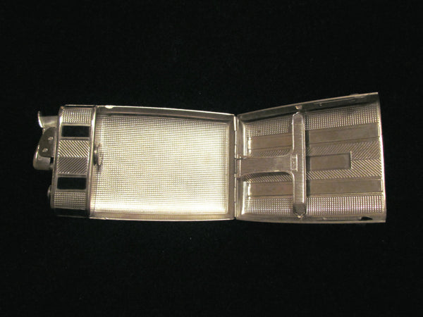 Art Deco Cigarette Case Lighter Evans 1940s Working Vintage Lighter Mint Condition