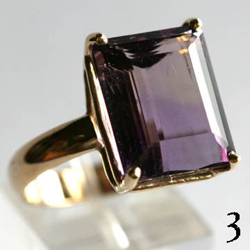 14Kt Gold Ring 13.5ct Ametrine Ring High Fashion Bruce Magnotti Cocktail Ring Fine Jewelry Size 12