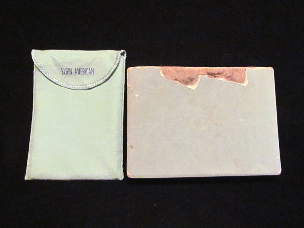 Elgin American Lite-O-Matic Enamel Cigarette Case In Original Box Great Working Condition 1940s Case Lighter