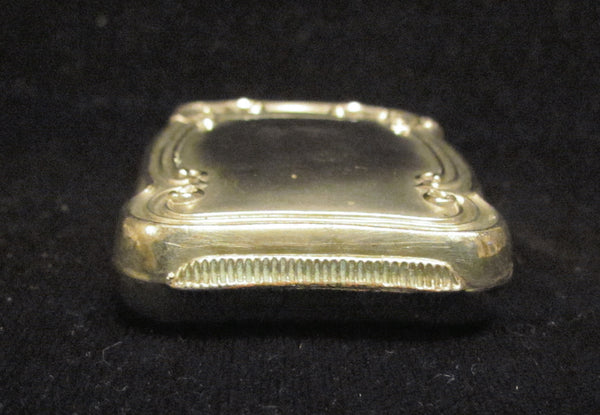 Art Nouveau Silveroin Match Safe Circa 1895 to 1915 Match Holder Vesta Case Made In England