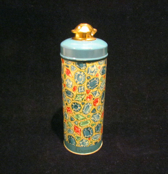 Richard Hudnut Gemey Powder Tin Vintage 1950's Perfume Powder Full & Unused