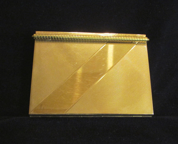 1950s Volupte Gold Compact Purse Excellent Condition