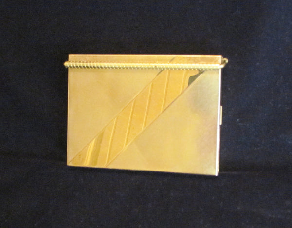 1950s Volupte Gold Compact Purse Excellent Condition