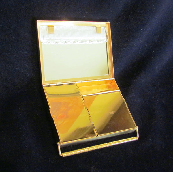 1950s Volupte Gold Compact Purse Excellent Condition