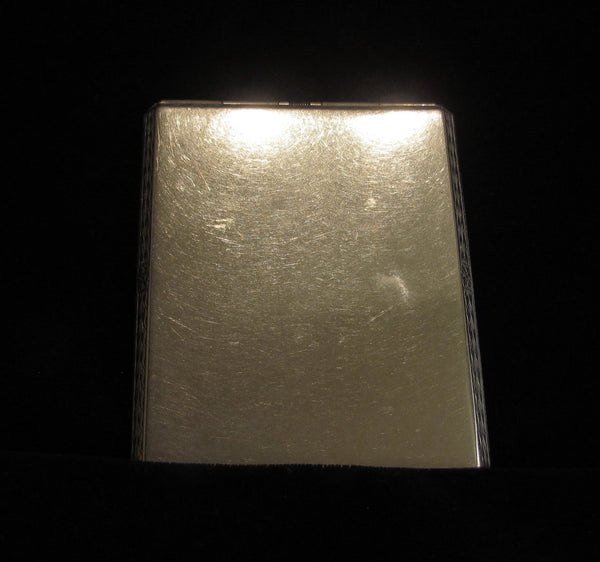 Brun Mill Cigarette Case 1900's Cigarette Case Edwardian Card Case Antique
