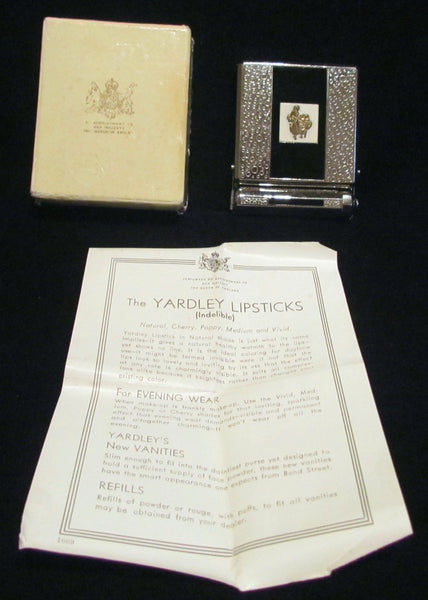 1930s Yardley London Compact Powder Mirrors Rouge Lipstick Compact In The Original Box