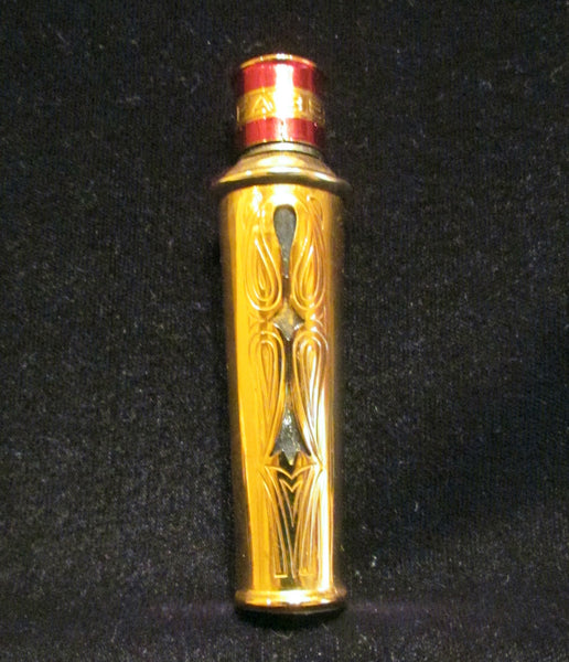 Vintage Faberge Perfume Bottle Parfum Flambeau In Original Box