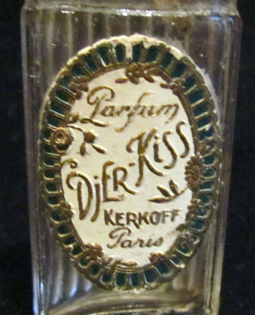 1920's Djer Kiss Perfume Bottle Paris Perfume Kerkoff Paris France Art –  Power Of One Designs
