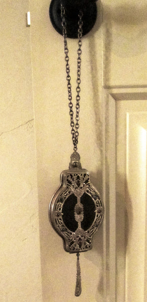 Antique Gold Filigree Rhinestone Purse Rare 1800s Wristlet Purse Stunning Excellent Condition