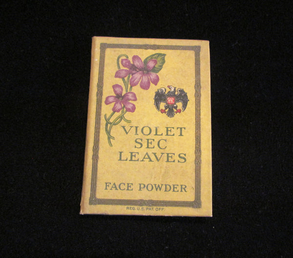 Richard Hudnut Book Compact Violet Sec Face Powder Unique Antique Powder Sheets