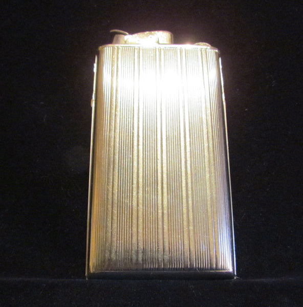 1940s Evans Cigarette Case Lighter Art Deco Silver Excellent Working Condition