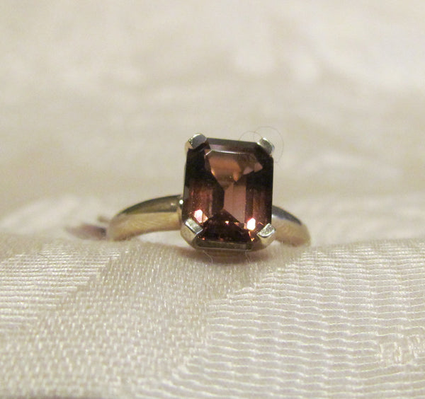 Bruce Magnotti Cocktail Ring 14Kt Gold Ring 2ct Rubellite Tourmaline Ring High Fashion Ring Fine Jewelry Size 5