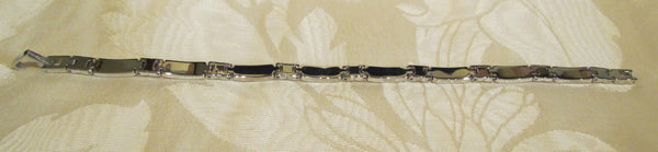 Stainless Steel Link Bracelet Mens Or Ladies Unisex Unused