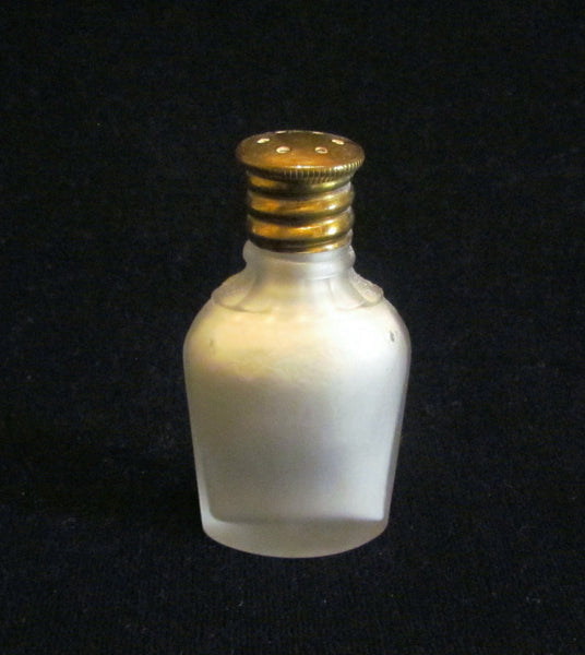 Antique Jergens Doris Rose Borated Perfume Toilet Talcum Powder 1910 Mini Bottle UNUSED Extremely Rare