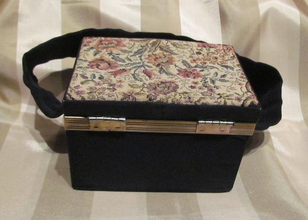 1800s LeMaire Fi Mother Of Pearl Opera Glasses Antique Paris Theater Glasses 1920s Morie Tapestry Box Purse
