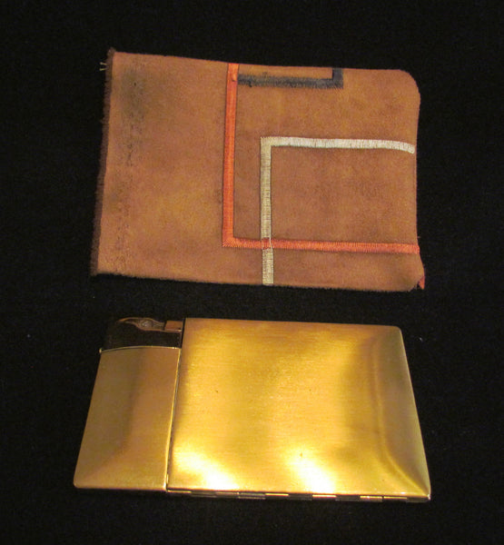 Elgin American Lite-O-Matic Cigarette Case 1940s Great Working Condition