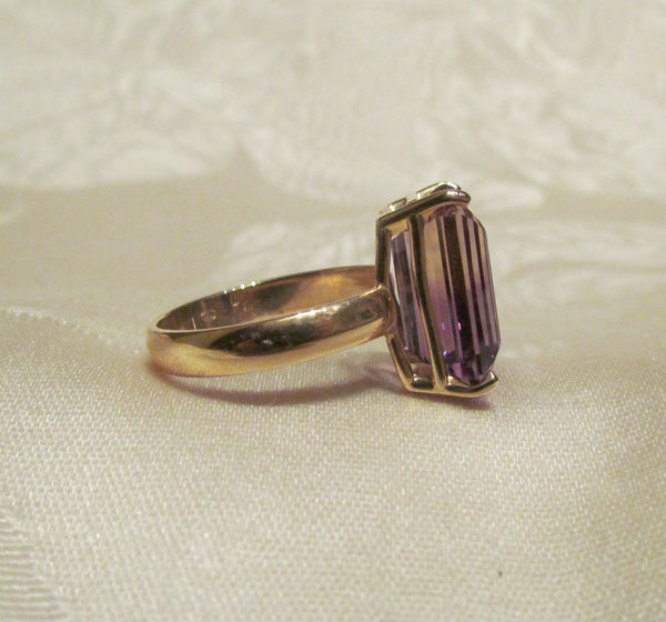 14Kt Gold Ring 13.5ct Ametrine Ring High Fashion Bruce Magnotti Cocktail Ring Fine Jewelry Size 12