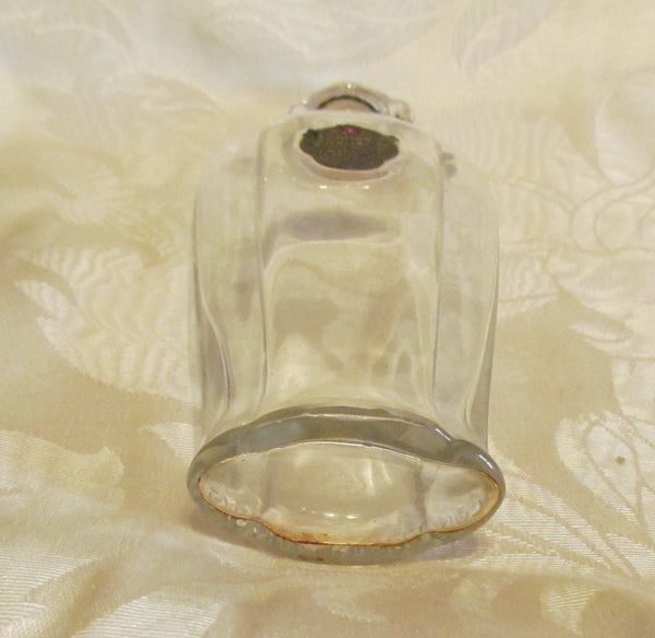 1910's Perfume Bottle Richard Hudnut Three Flowers Antique Glass Bottle