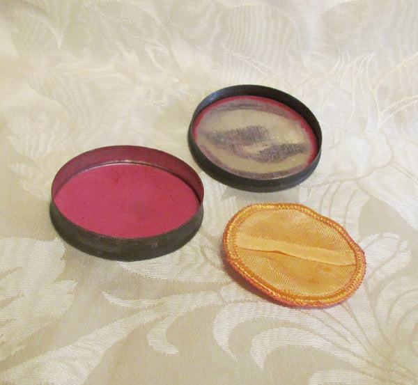 1930s Max Factor Supreme Rouge Tin Vintage Powder Tin