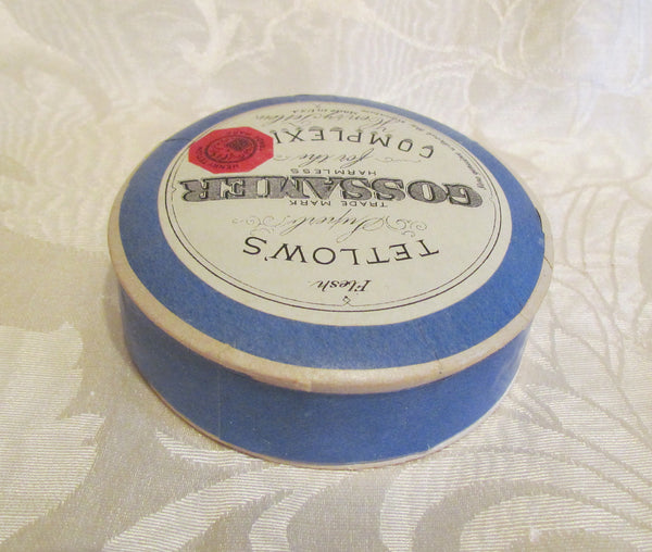 Vintage Powder Box 1920s Gossamer Powder Box Tetlows Powder Box Vanity Accessory Full Extremely Rare