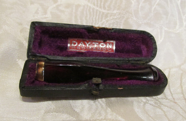 1930's Dayton Redmanol Cigarette Holder In The Original Leather Case