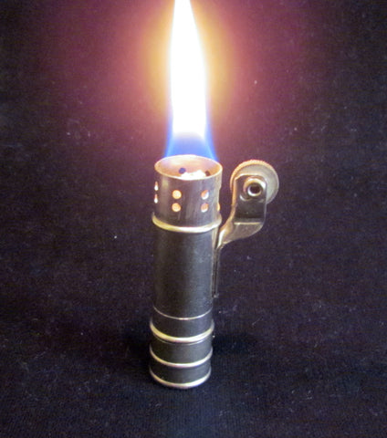 1930s Lighter Silver Trench Wind Proof Lighter Great Working Condition