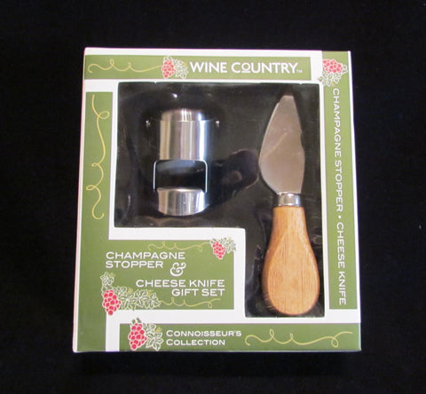 Champagne Cork And Cheese Knife Gift Set Champagne Bottle Stopper With Cheese Knife Bar Set