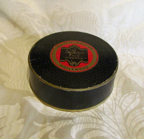 Max Factor Powder Box 1940s Hollywood Society Makeup Face Powder Container