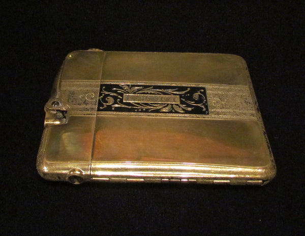 Ronson Ten A Case Lighter 1930s Enamel Cigarette Case Lighter Vintage Art Metal Works Working