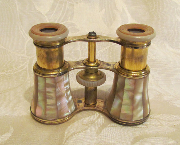 Antique LeMaire Fi Paris Opera Glasses 1800s Mother Of Pearl Binoculars Theater Glasses In Original Case
