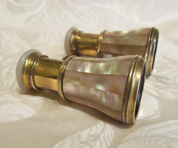 Antique LeMaire Fi Paris Opera Glasses 1800s Mother Of Pearl Binoculars Theater Glasses In Original Case