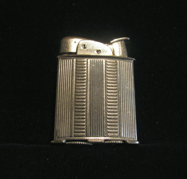 1940s Evans Spitfire Lighter Silver Art Deco Working Pocket Lighter