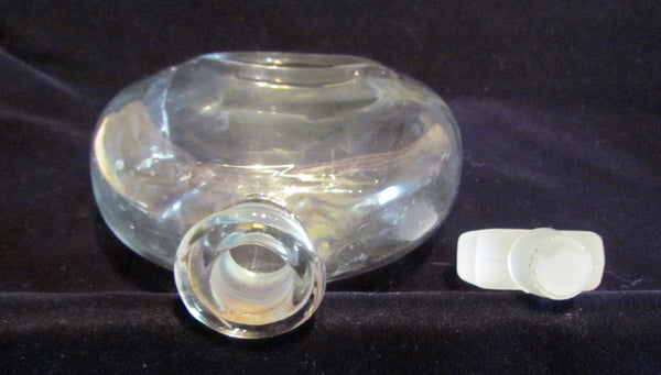 Antique Perfume Bottle Armand Beau K 1900's Hand Blown Glass Extremely Rare