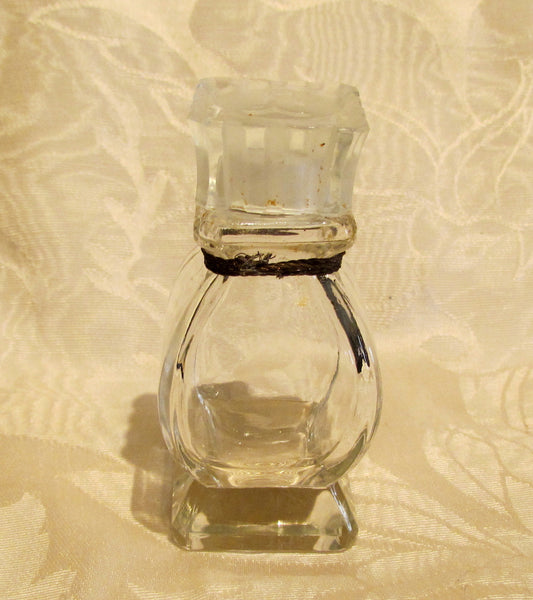 Vintage Lenels Trifling Perfume Bottle 1940s Fragrance Crystal Bottle