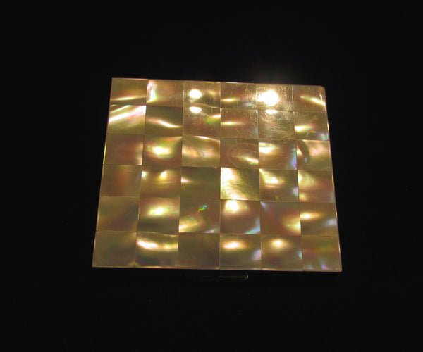 Mother Of Pearl Cigarette Case 1950's Marhill MOP Case