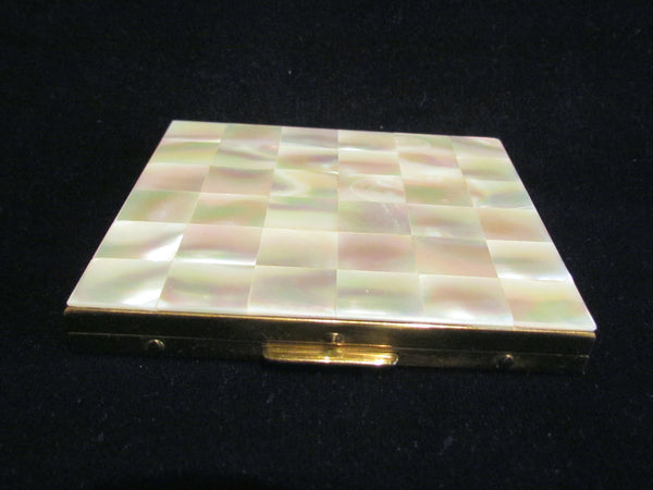 Mother Of Pearl Cigarette Case 1950's Marhill MOP Case