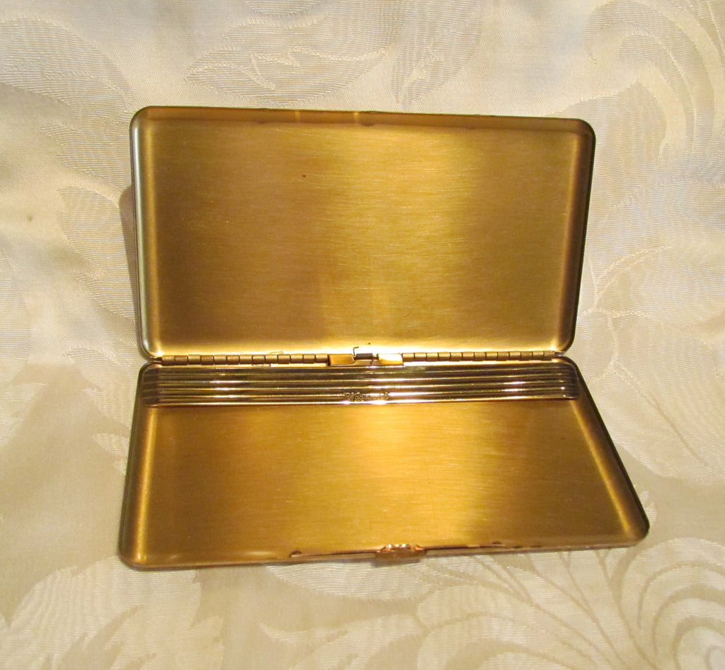 gold cigarette box 14 Karat 1910 Faberge Case (Yellow Gold) TFS Multi-use Gold Case