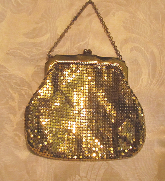 Mother Of Pearl Opera Glasses Antique Theater Glasses Whiting Davis Gold Mesh Purse