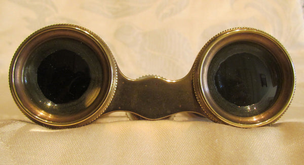 Antique Colmont Opera Glasses Paris Mother Of Pearl 1800s Binoculars Theater Glasses