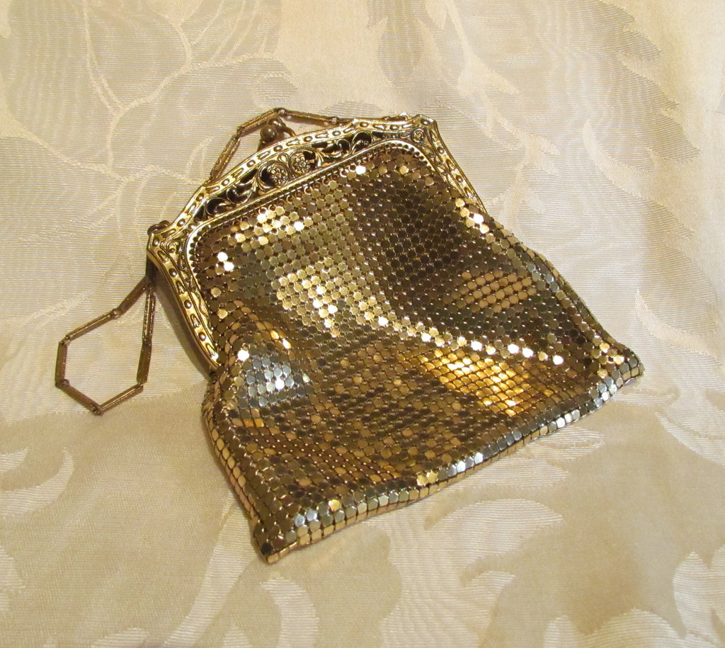 Whiting & davis gold mesh bag online