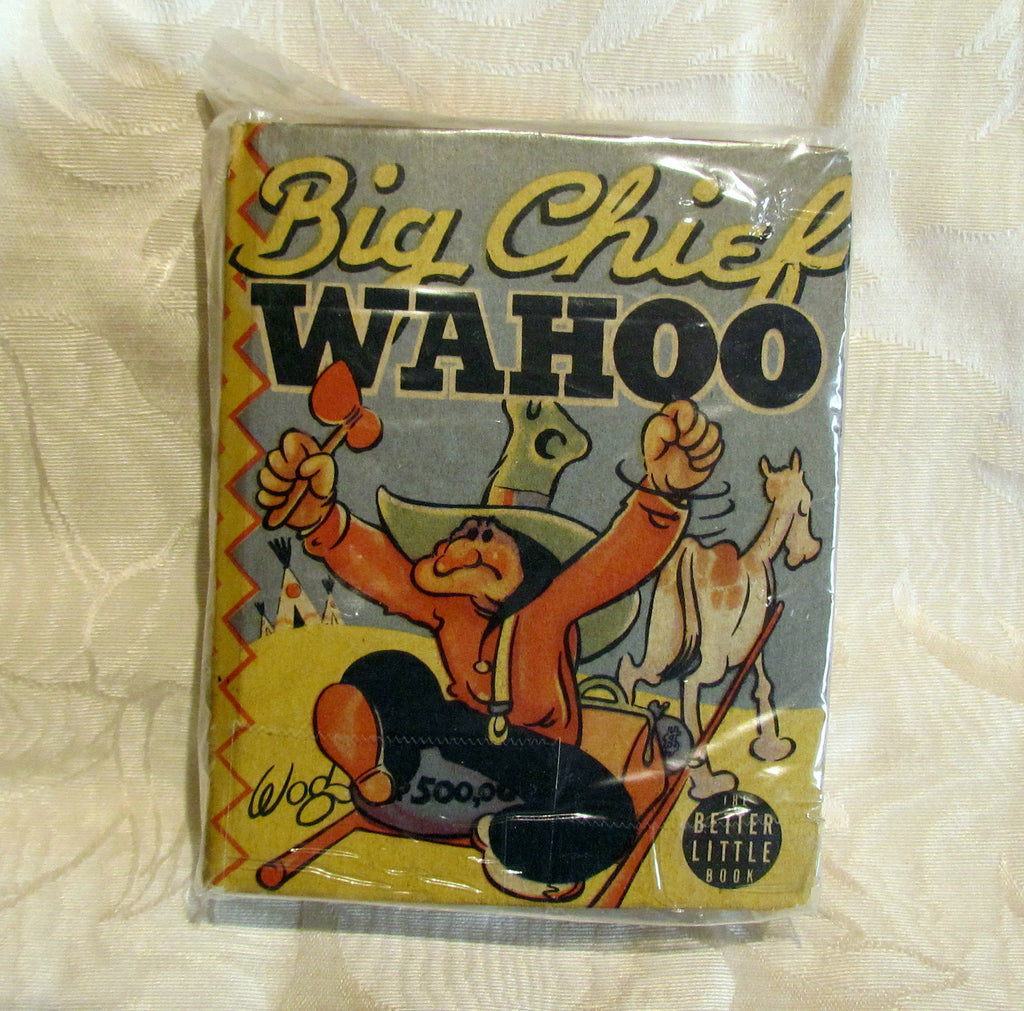 1938 Big Little Book Big Chief Wahoo Excellent Condition