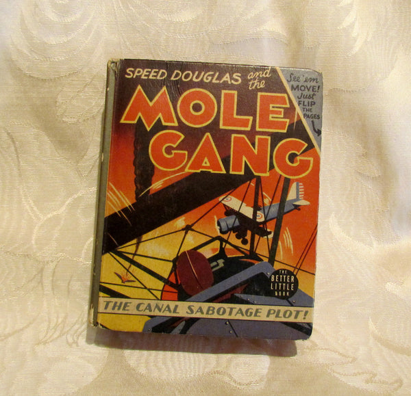 1941 Big Little Book Speed Douglas And The Mole Gang The Canal Sabotage Plot