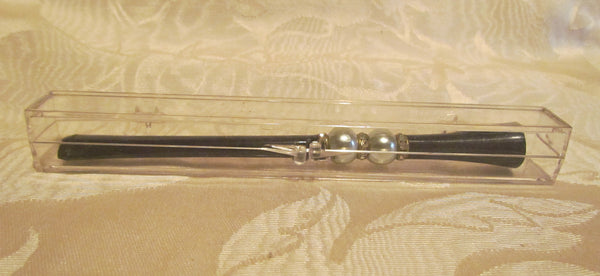 Vintage Rhinestone Cigarette Holder Unused Mad Men Bling