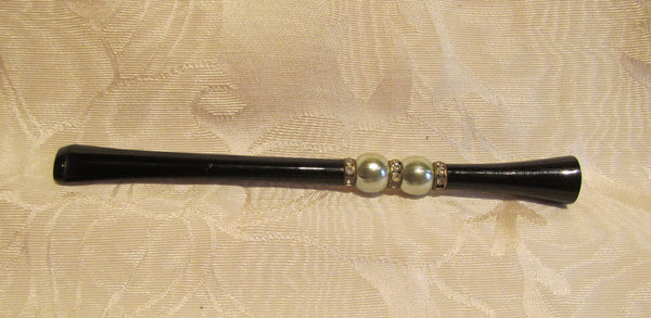 Vintage Rhinestone Cigarette Holder Unused Mad Men Bling