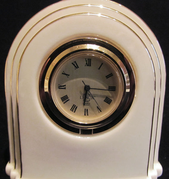 Lenox Quartz Clock Art Deco Style Working Clock Mint Condition